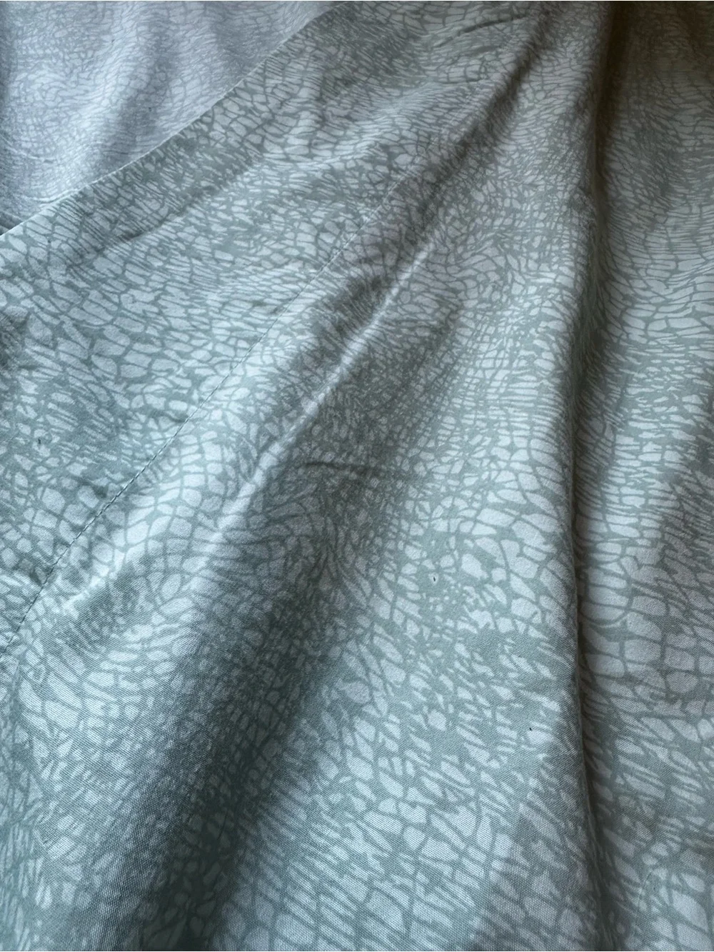 5 Items Steve Madden Sage Green Textured Full / Queen size Sheet Set Pillow
